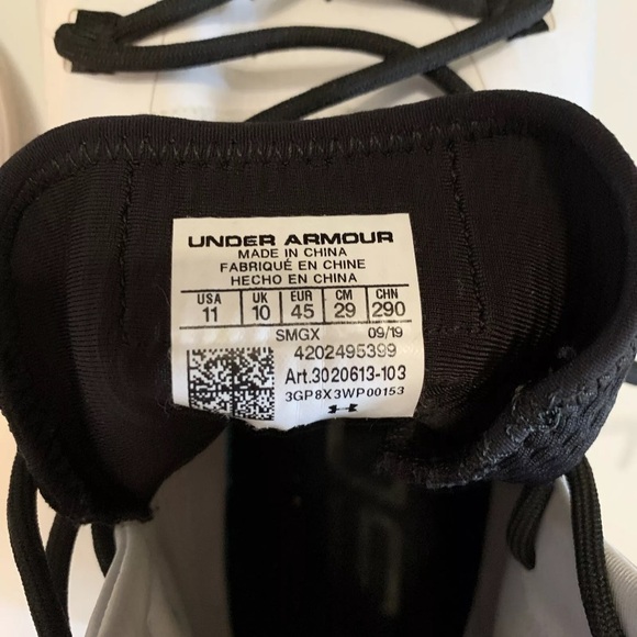 Under Armour Men\'s White Basketball Shoes SC 11 SEE PHOTOS FOR DESCRIPTION main image 6